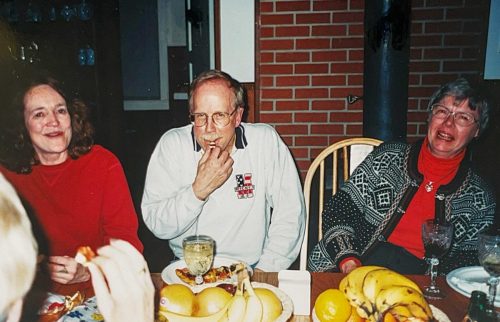2004 Mendocino Retreat, testing the Dean whistle