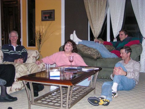 2005 Medocino: David, RuthAnn, Jim K, Jim T